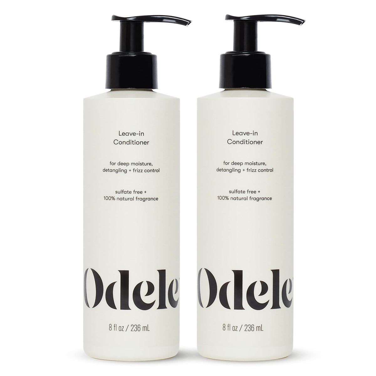 Odele vegan leave-in conditioner bottle delivering frizz control and lightweight shine.