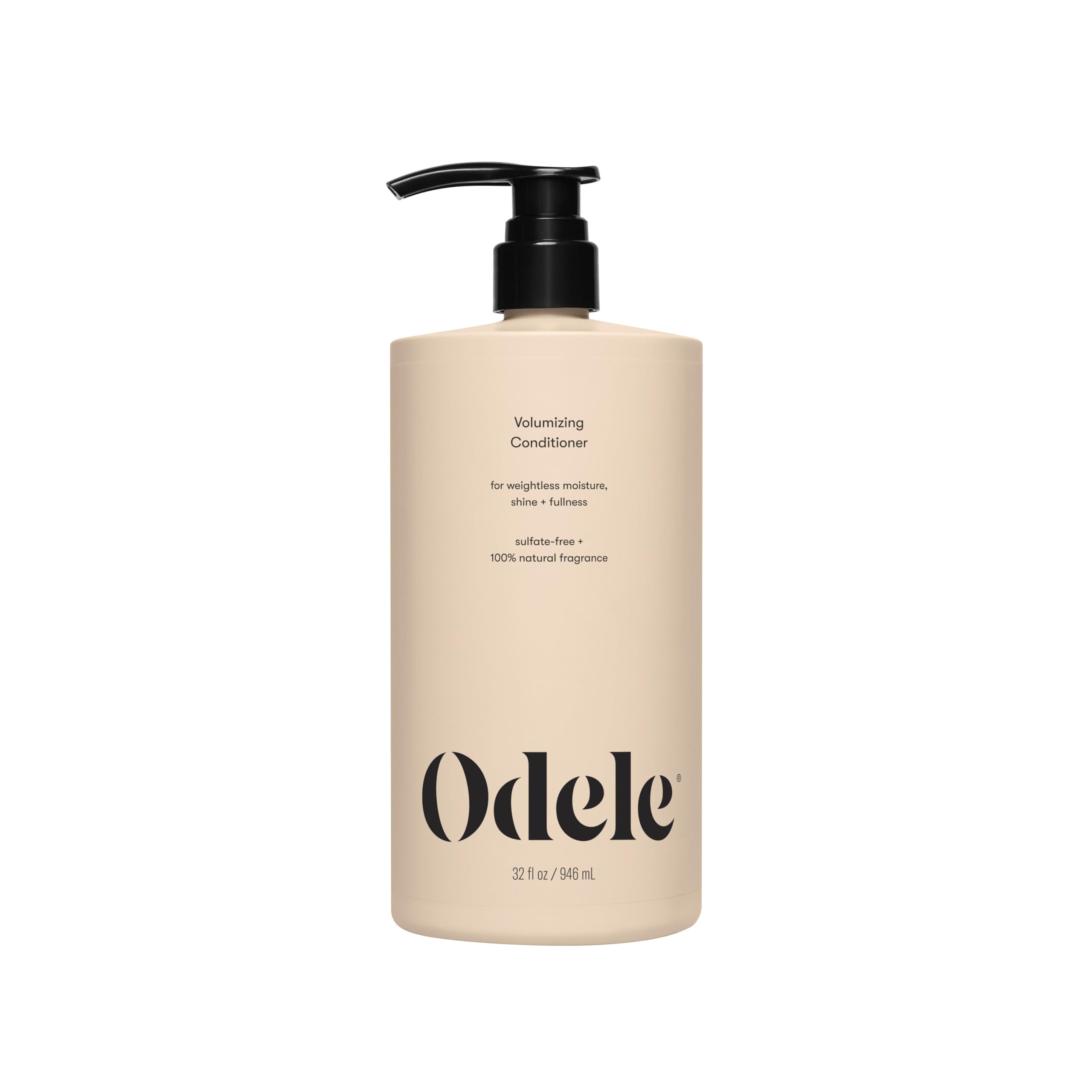 Odele Volumizing Conditioner bottle front highlighting weightless moisture
