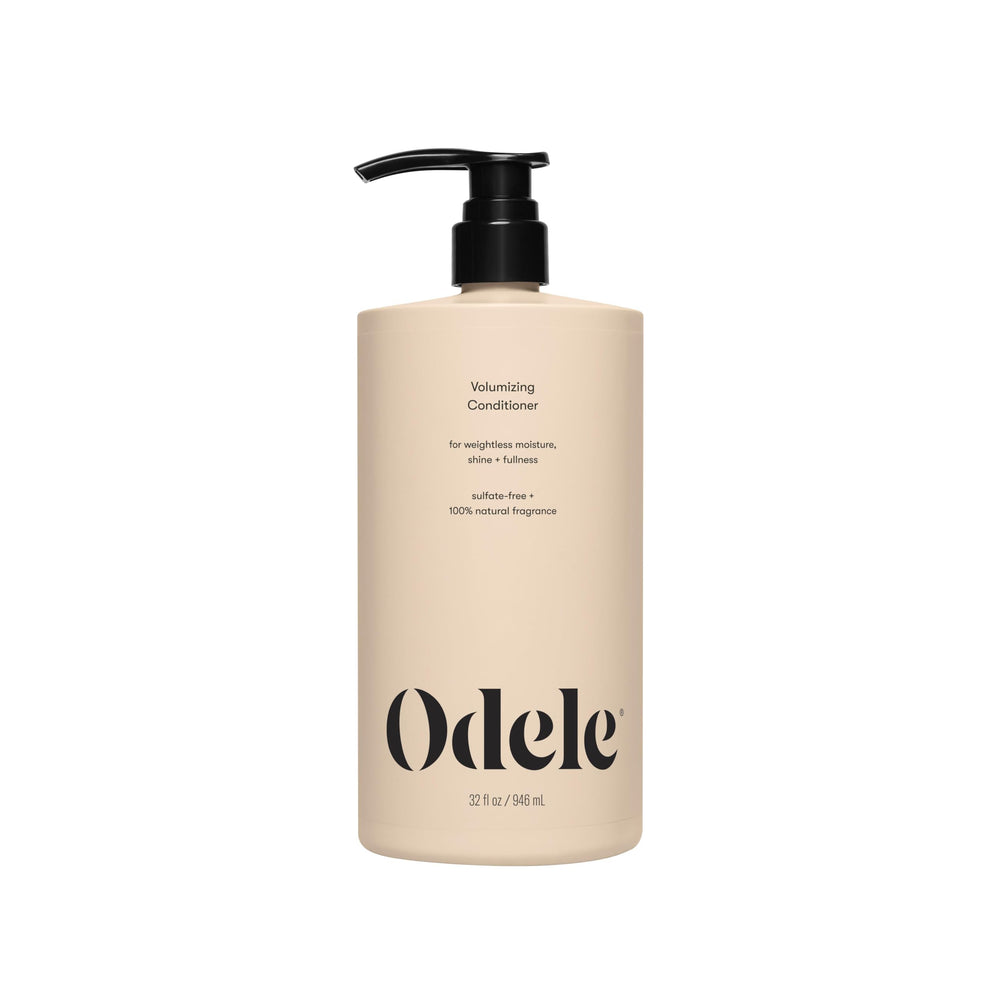 Odele Volumizing Conditioner bottle front highlighting weightless moisture