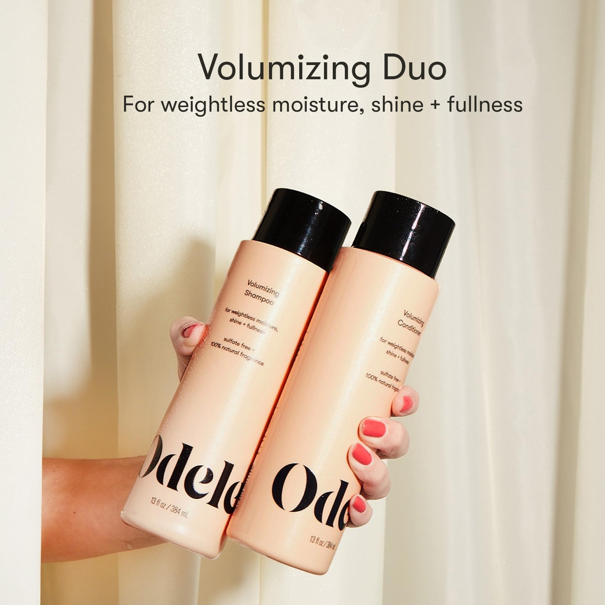 Odele volumizing conditioner bottle designed for smooth, weightless hydration