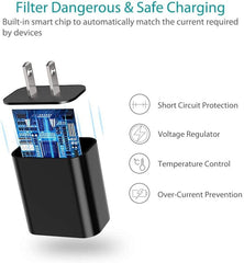 Odinxixi five-foot USB charging cable offers room to maneuver.