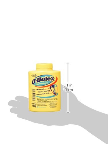 Odolex Talco Desodorante 150 g, aplicación suave para la piel.