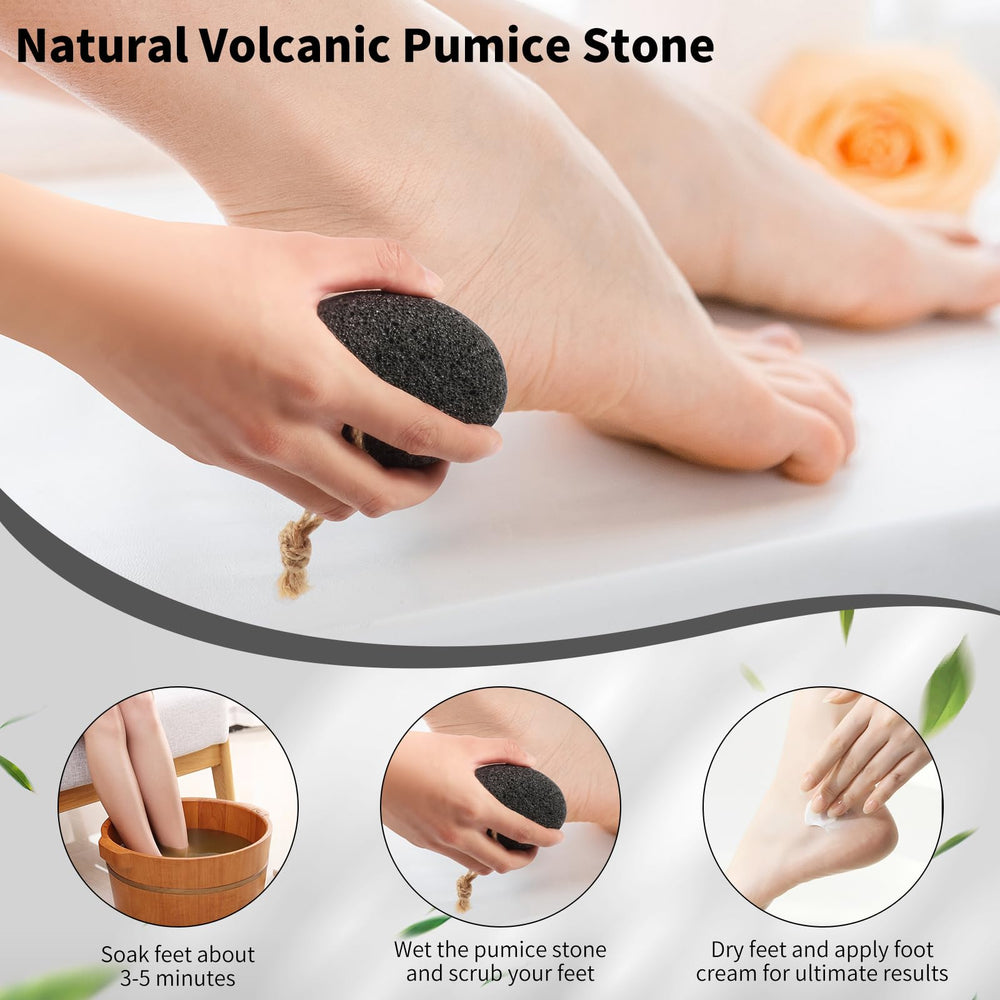 ÖkoStamm round pumice stone for large areas, feet and heels