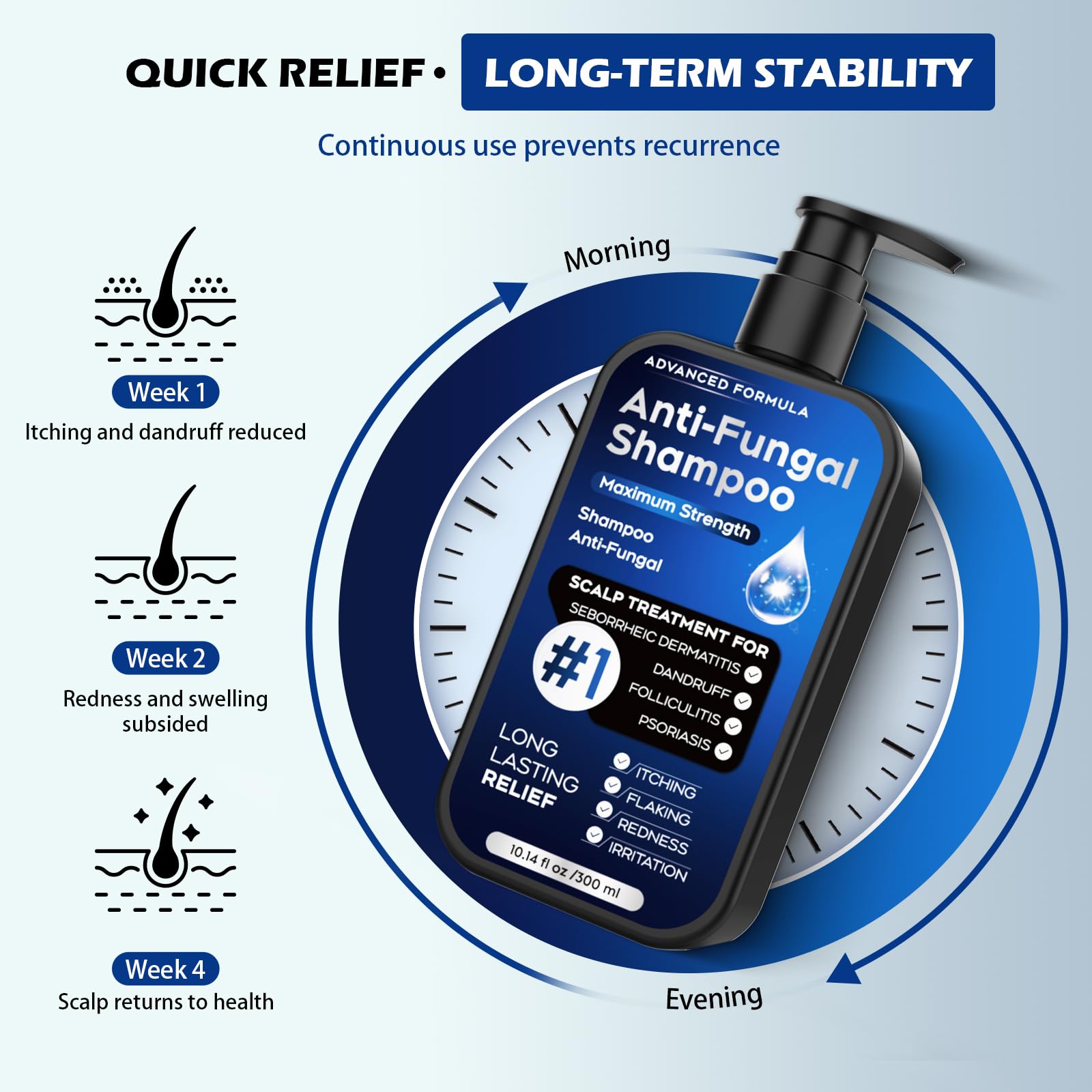Oely antifungal shampoo natural ingredients highlight gentle formula for sensitive scalps