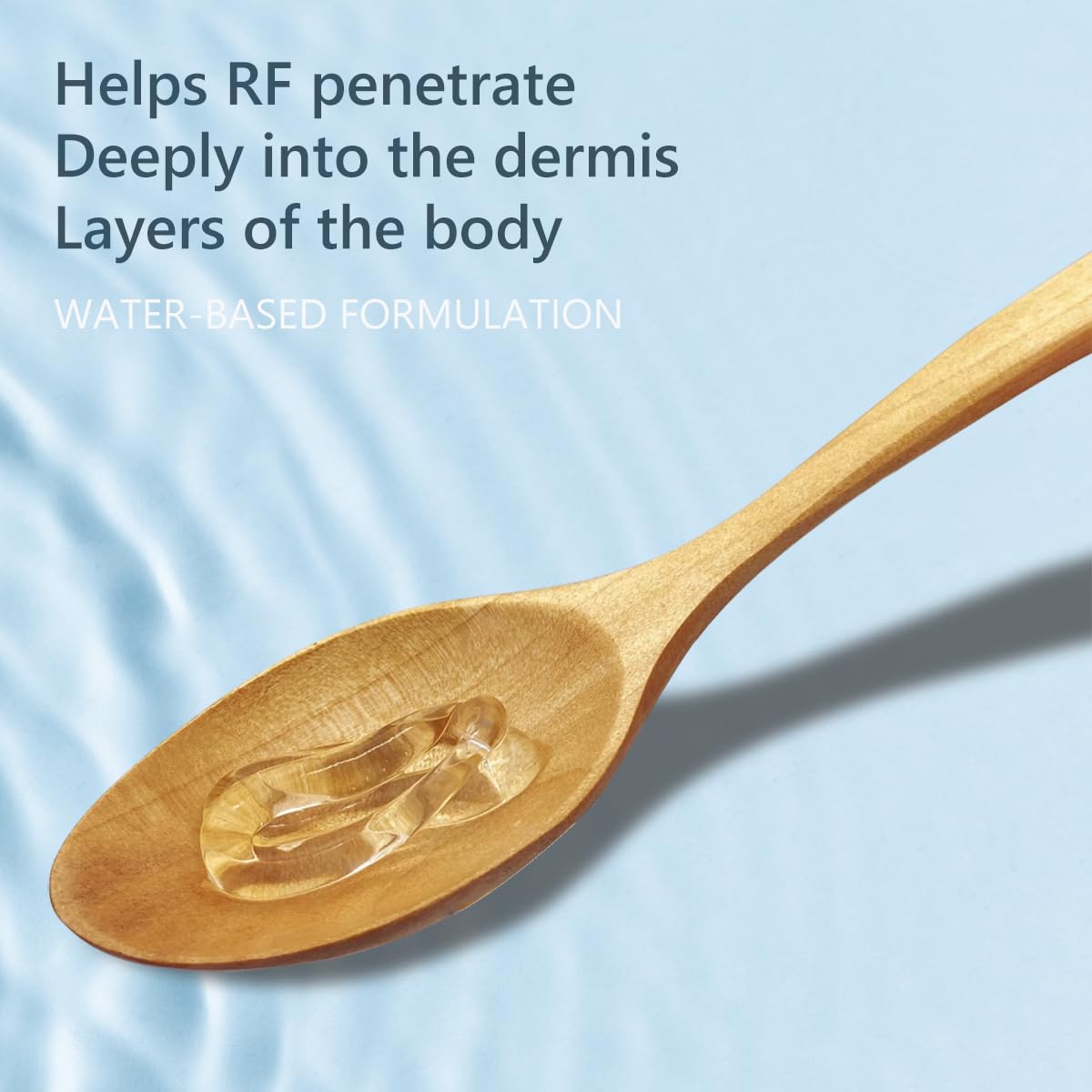 Oeneis RF gel offers smooth sliding for pulsed and continuous treatments.