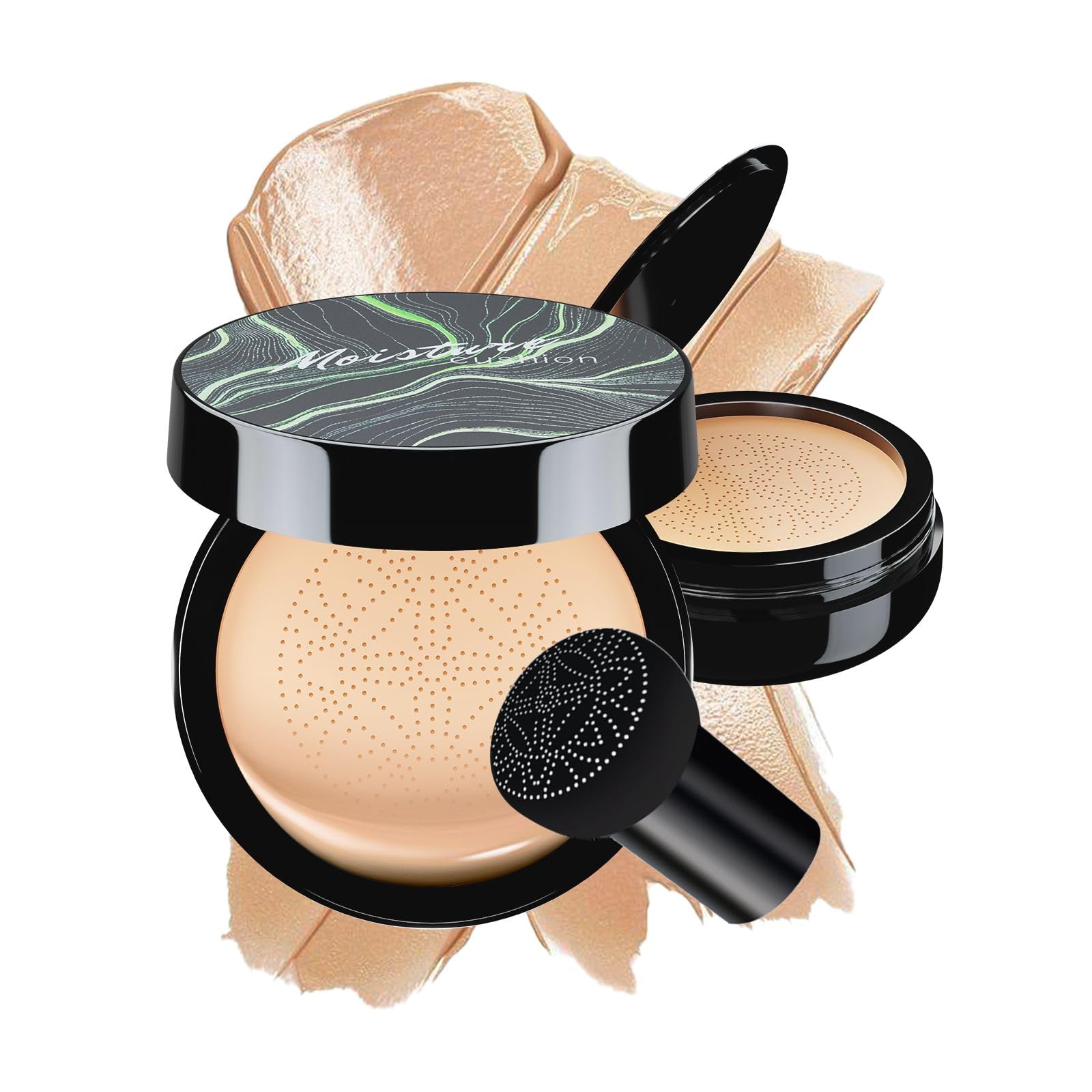 OETUIOW crema CC hongo-aire: acabado natural y cobertura ligera.