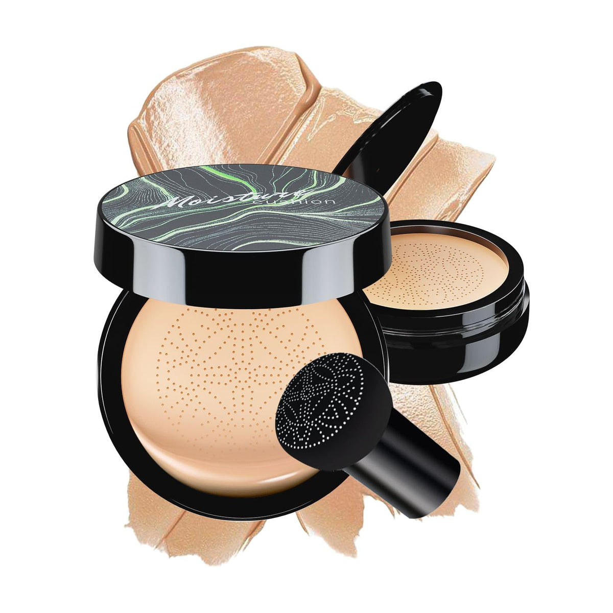 OETUIOW crema CC hongo-aire: acabado natural y cobertura ligera.