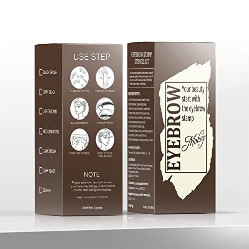 OETUIOW eyebrow brush included to blend and fluff for softness