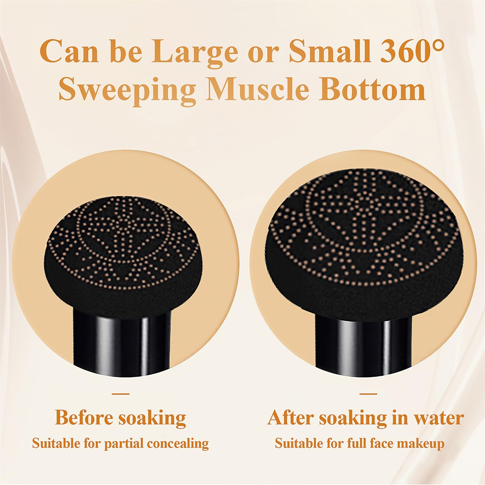 OETUIOW Easy stamp-and-dab method for durable makeup with this cushion CC