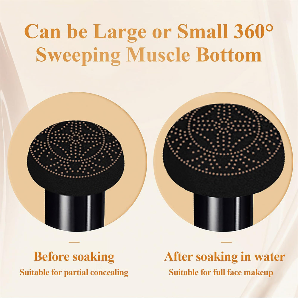 OETUIOW Easy stamp-and-dab method for durable makeup with this cushion CC