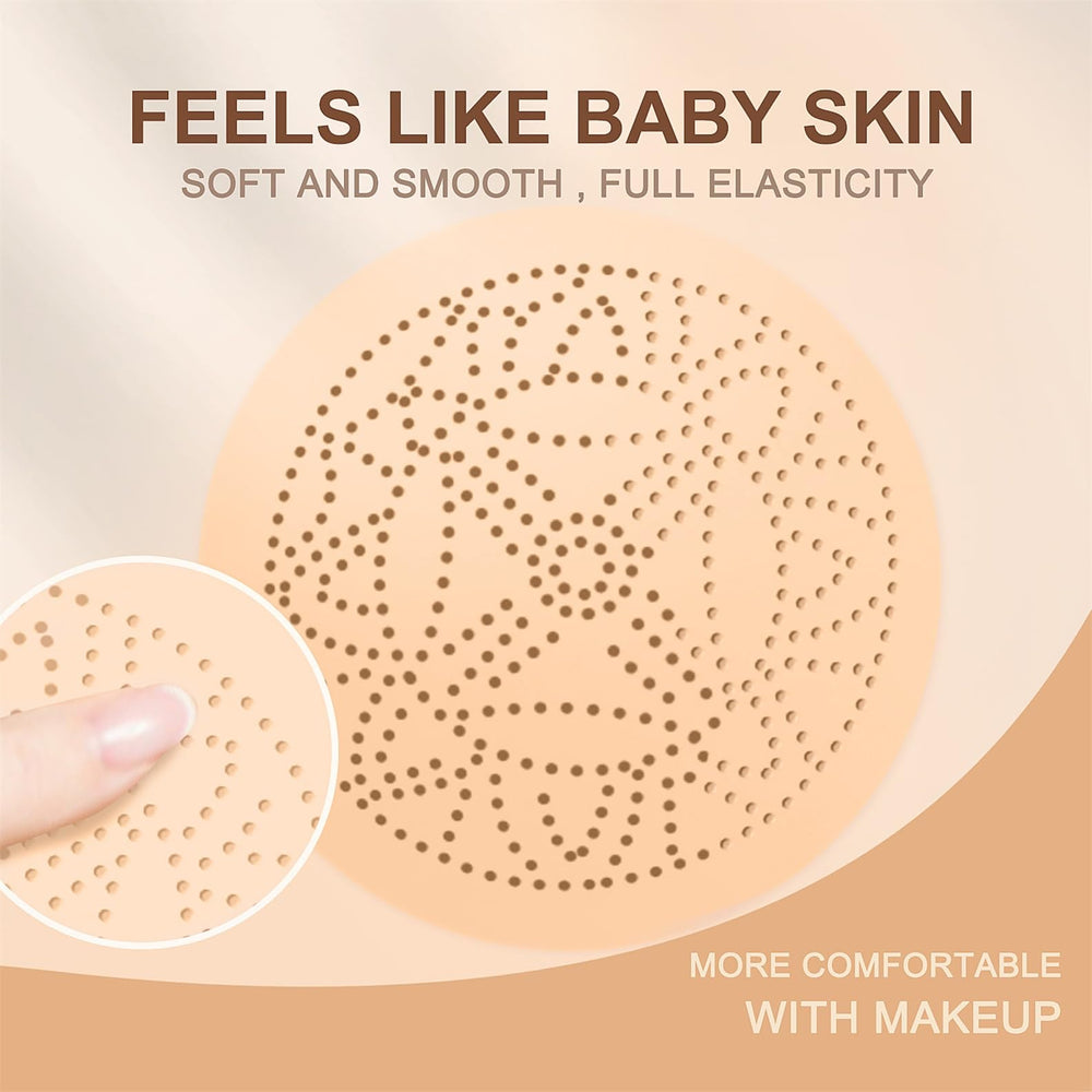 OETUIOW Buff beige shade suits many skin tones with a natural balance