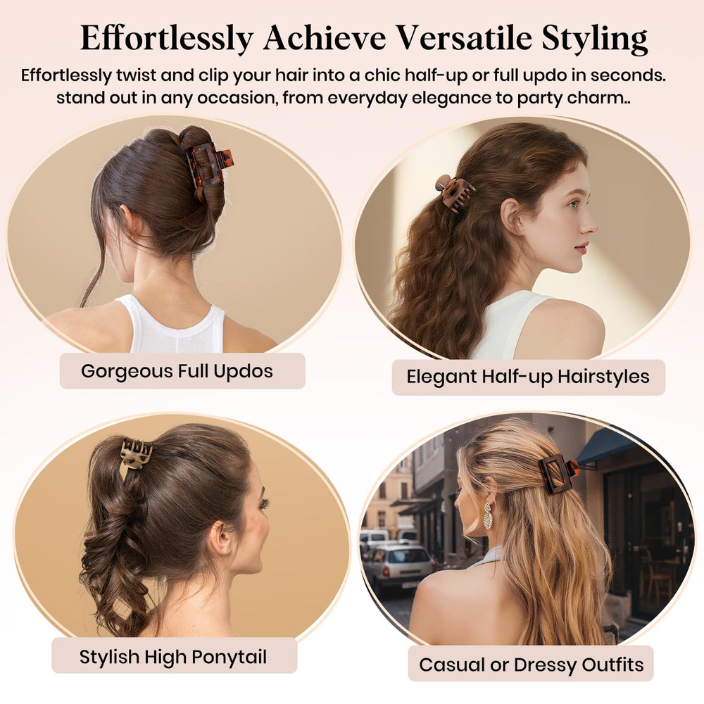 Oeusnael clip with strong teeth offers reliable grip for all-day wear
