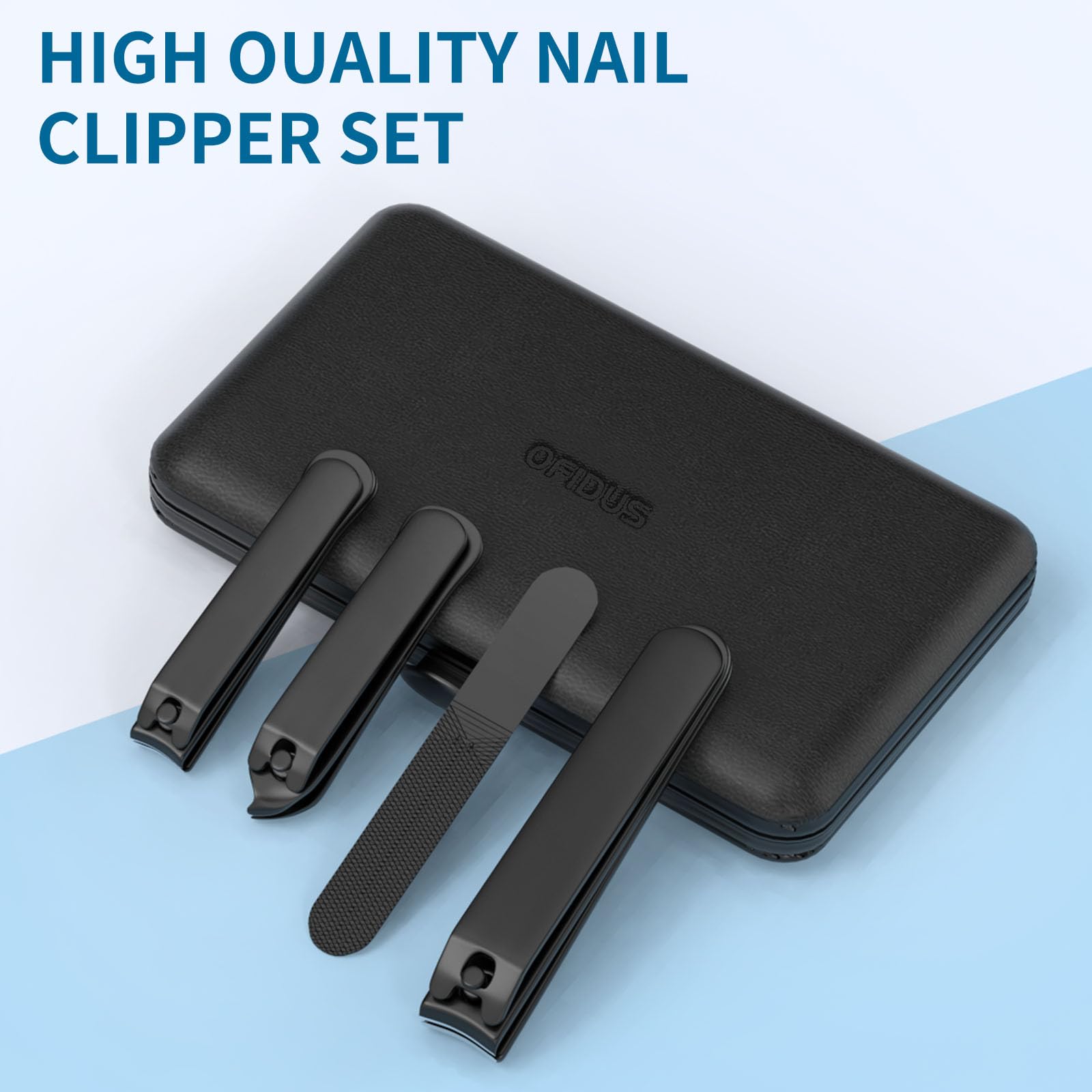 OFIDUS dual-head cuticle pusher for neat edges.