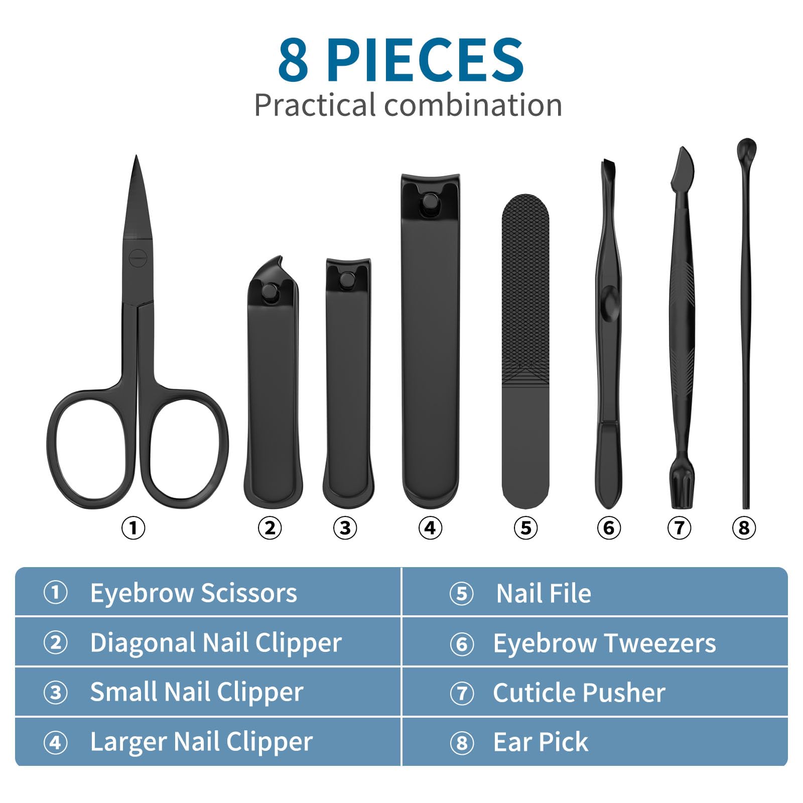 OFIDUS steel nail file with medium grit for shaping.