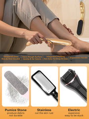 Ofrgie Nano Glass Foot File using nano-glass technology for smoother skin