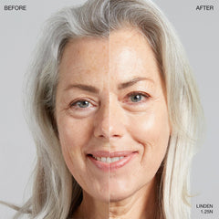 Applying Ogee Foundation Stick on cheek for natural, even finish