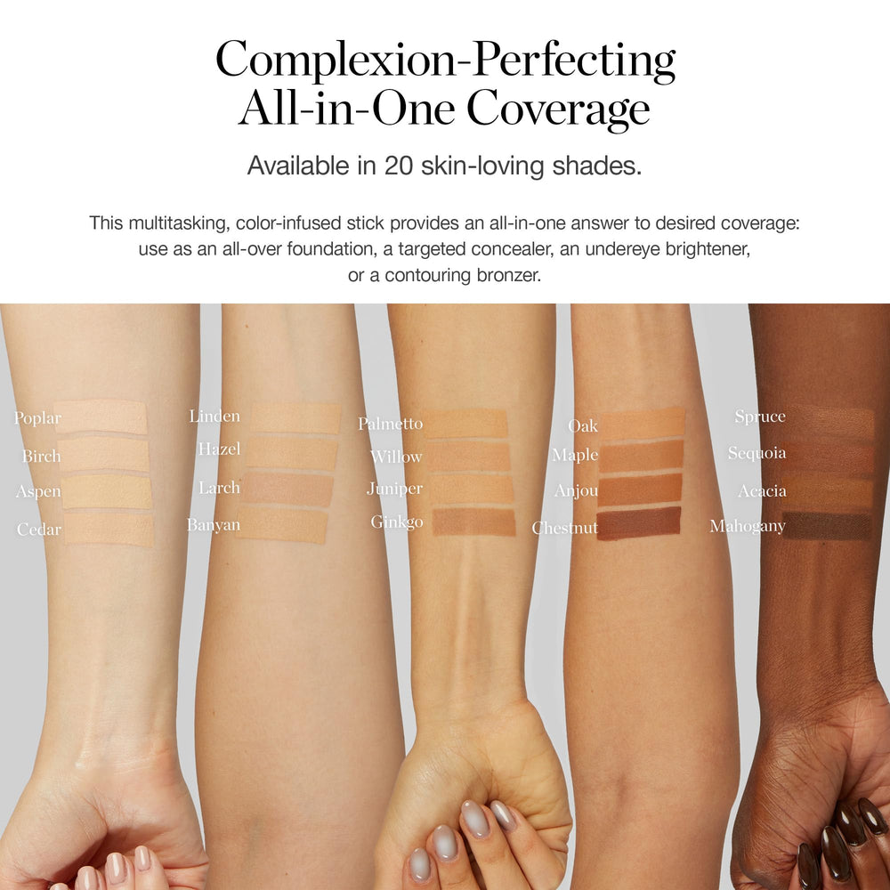 Close-up texture of Ogee Foundation Stick for seamless blend