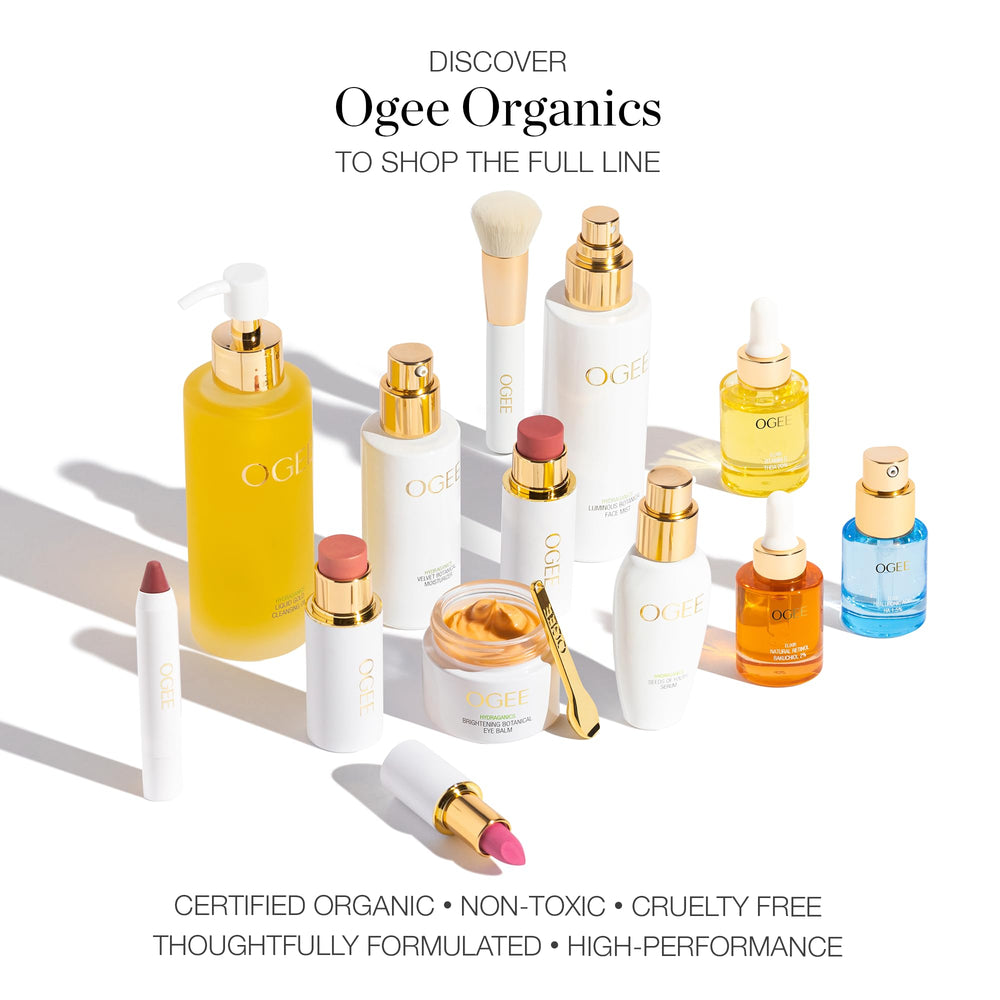 Ogee Sculpted Face Stick Amber close-up texture reveals creamy formula.