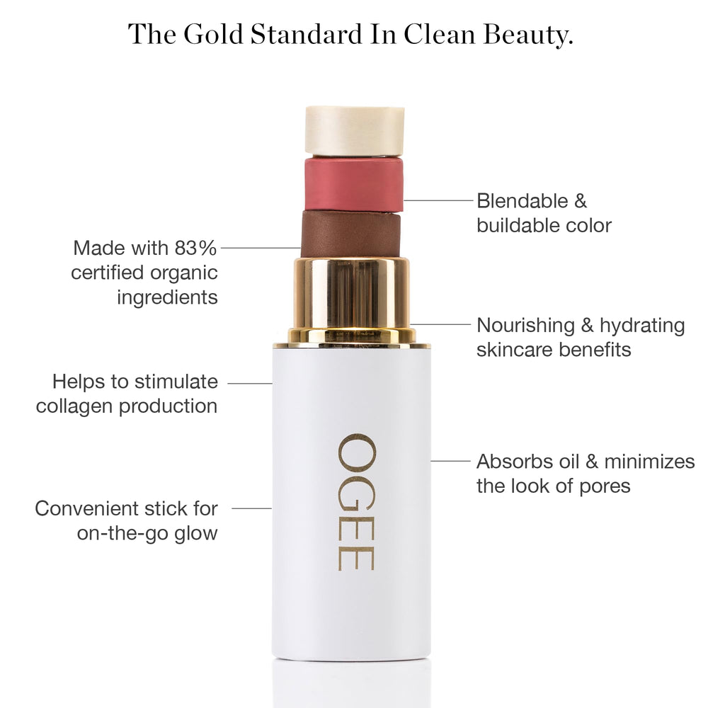Ogee twist-up design for easy on-the-go use