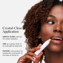Ogee Sculpted Lip Oil packaging front presents clean, organic branding.
