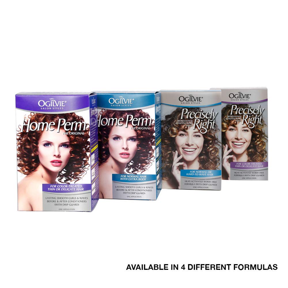 Ogilvie Color-Treated Hair Perm preserves color while adding waves.