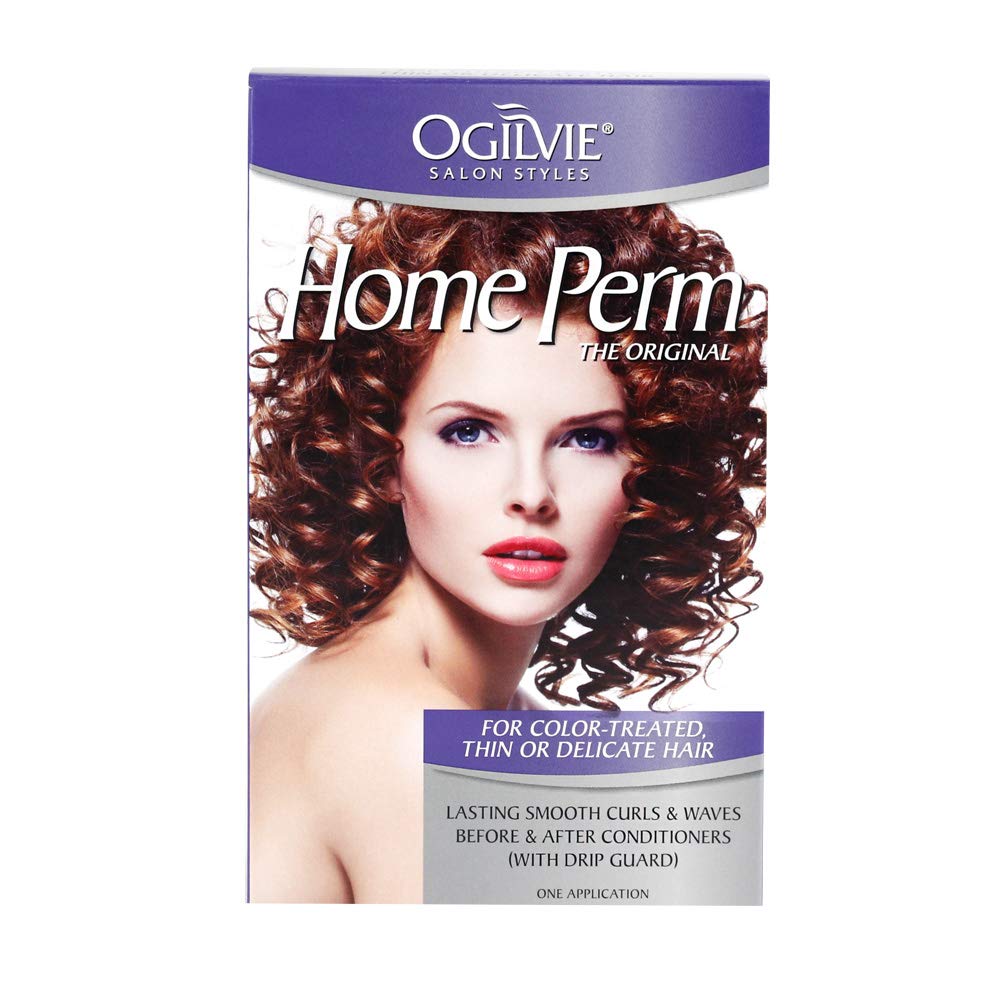 Ogilvie Home Perm Application in use, creating salon-like waves at home.