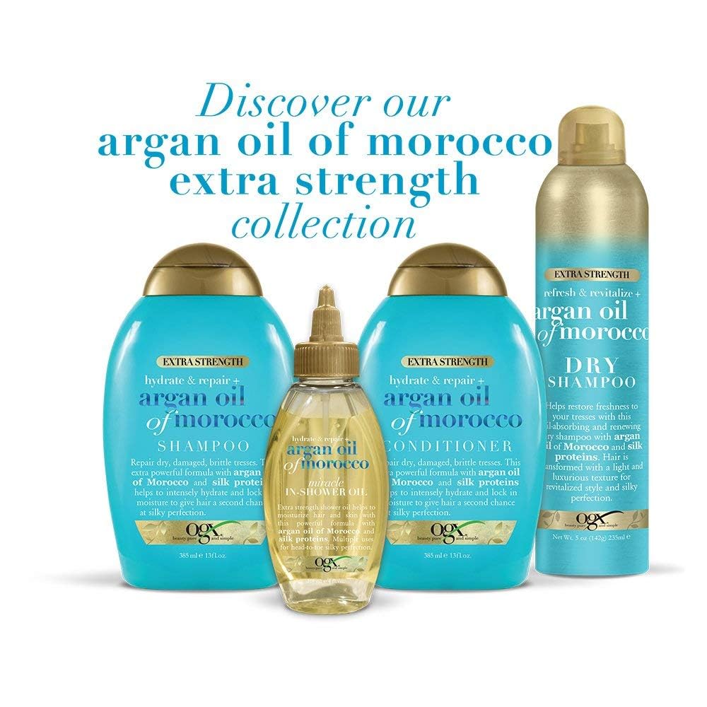 OGX Aceite de Argan Marruecos prensado en frío aporta brillo.
