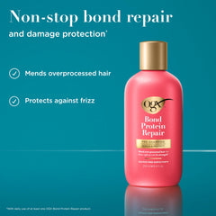 OGX: aplicación en la mano para tratamiento prechampú suave.