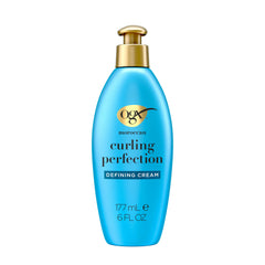 OGX Argan Oil de Marruecos: crema definidora de rizos en envase, define rizos con brillo.