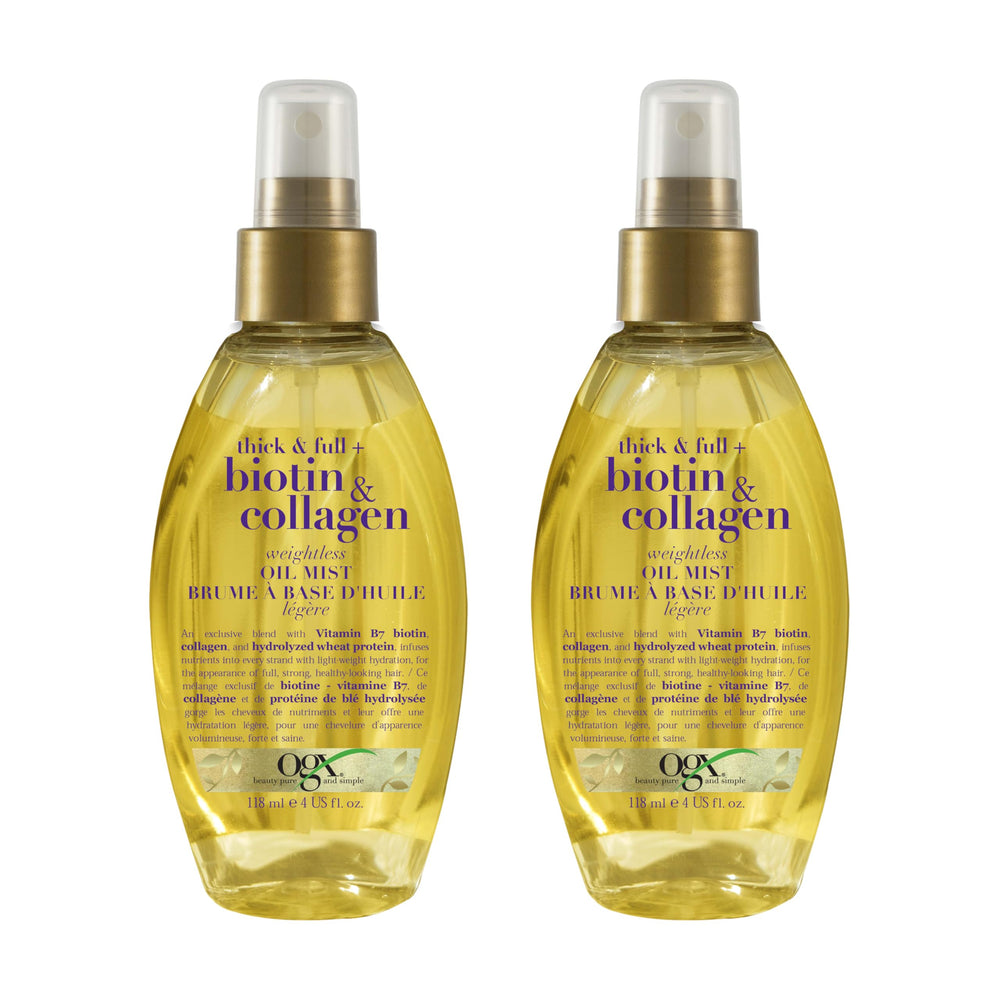 OGX Thick & Full niebla de aceite para aplicar en el cabello