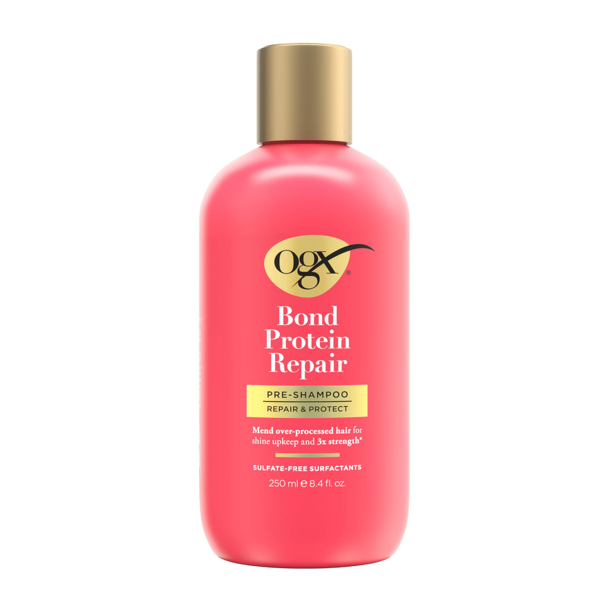 OGX: bote prechampú con reparación y protección capilar.