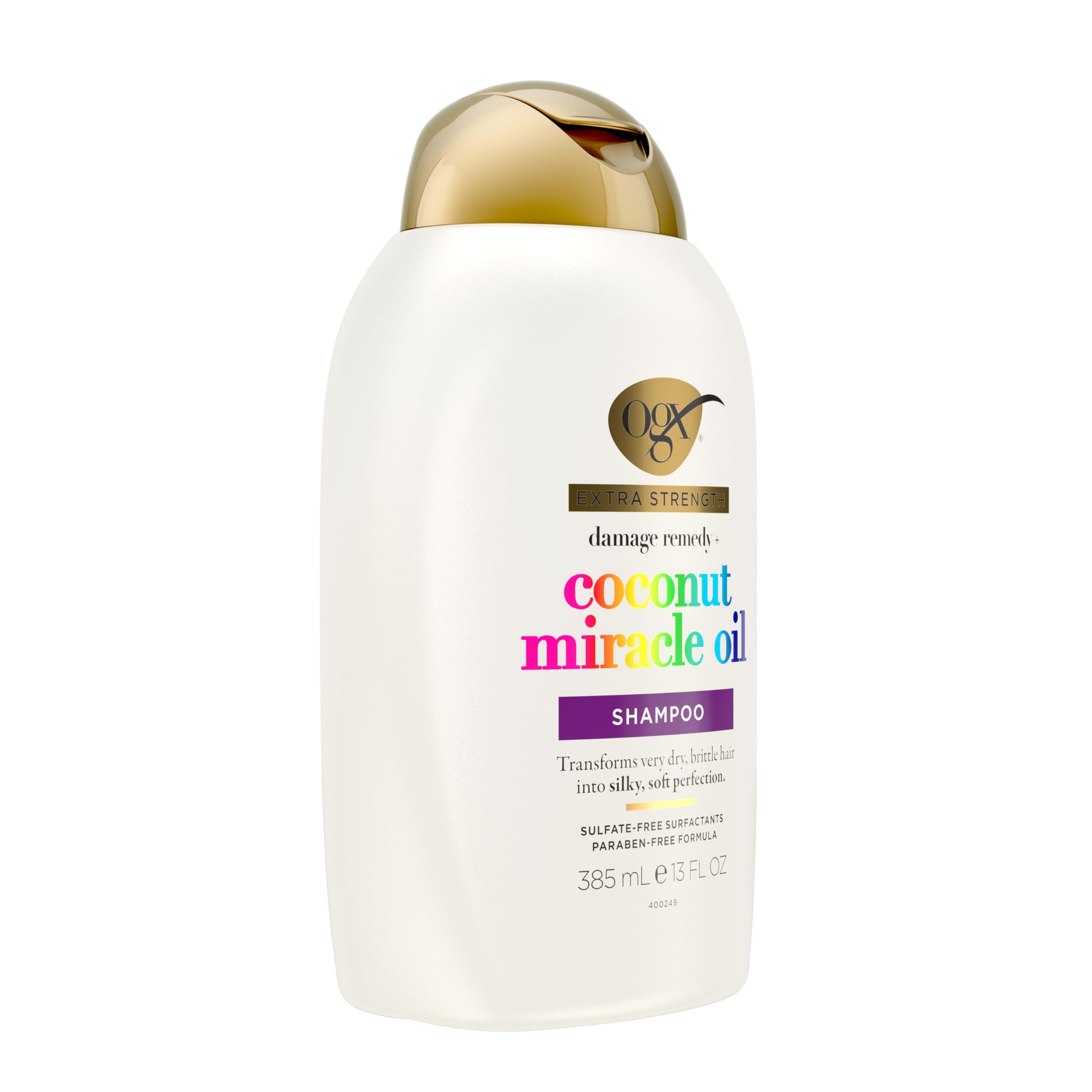 Close-up of coconut oil and vanilla blend in the OGX formula.