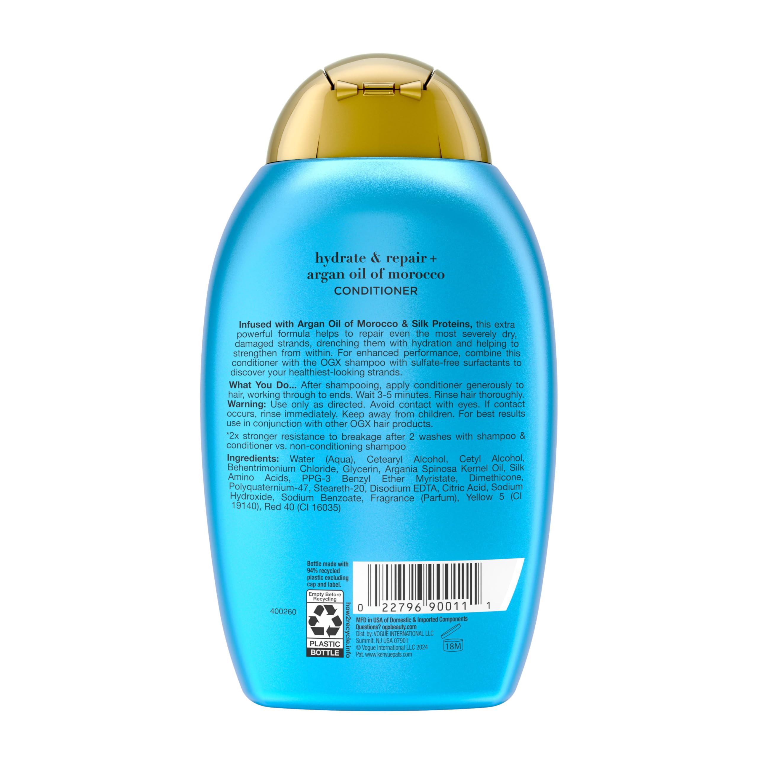 OGX Condicionador Argan Morocco, brillo-nutritivo: cabello suave y brillo natural.