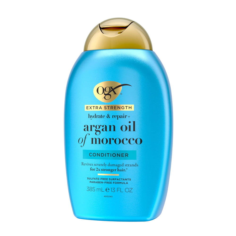 OGX Condicionador Argan Morocco, sin-parabenos: fórmula respetuosa para uso diario.