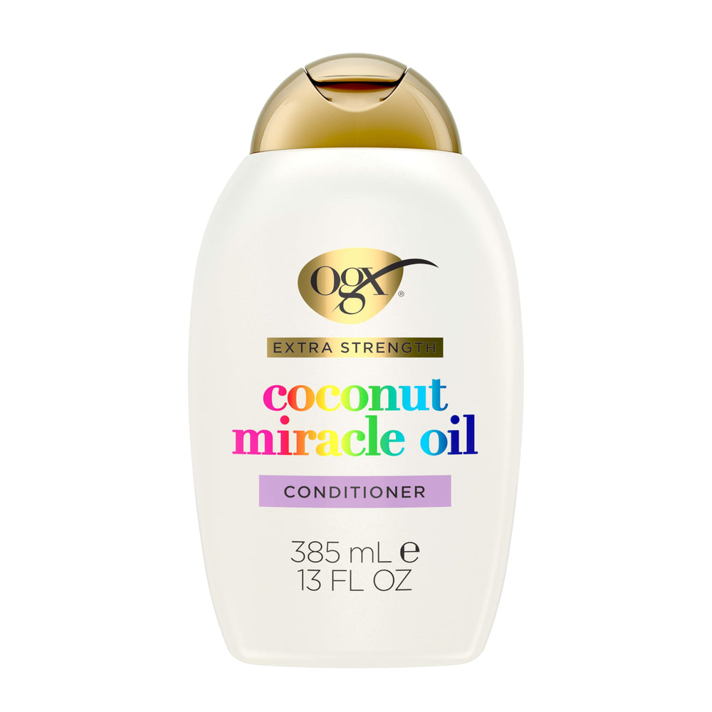 OGX Remedio de Daño con Aceite de Coco en botella, reparación suave.