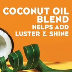 OGX Locking Coconut Curls mousse textura cremosa, definición suave y duradera