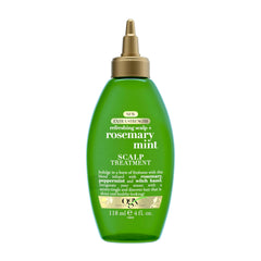 OGX tratamiento clarificante con romero y menta para residuos del cabello, aplicador preciso.