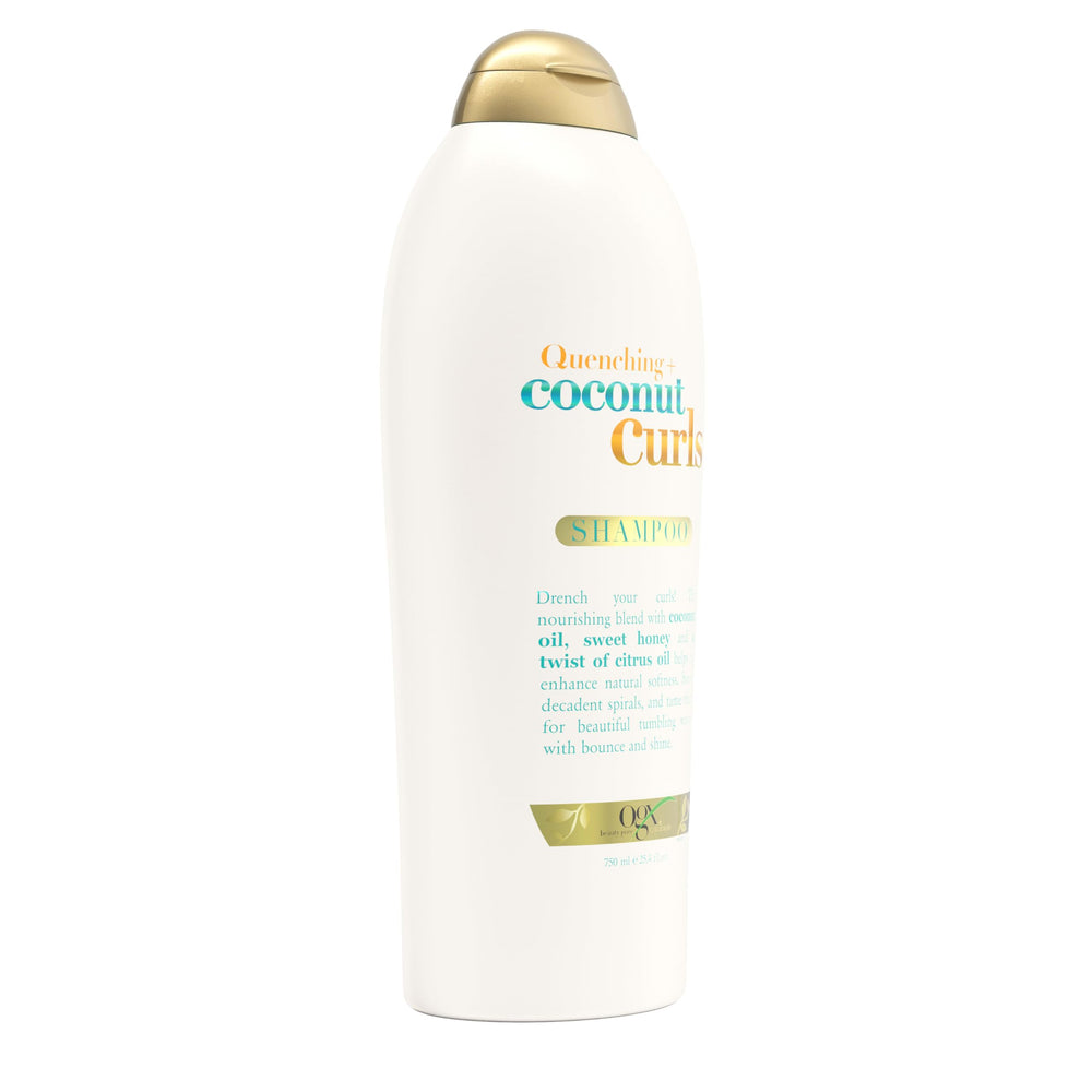 OGX Quenching + Coconut Curls aroma vainilla-tangerina durante la ducha.