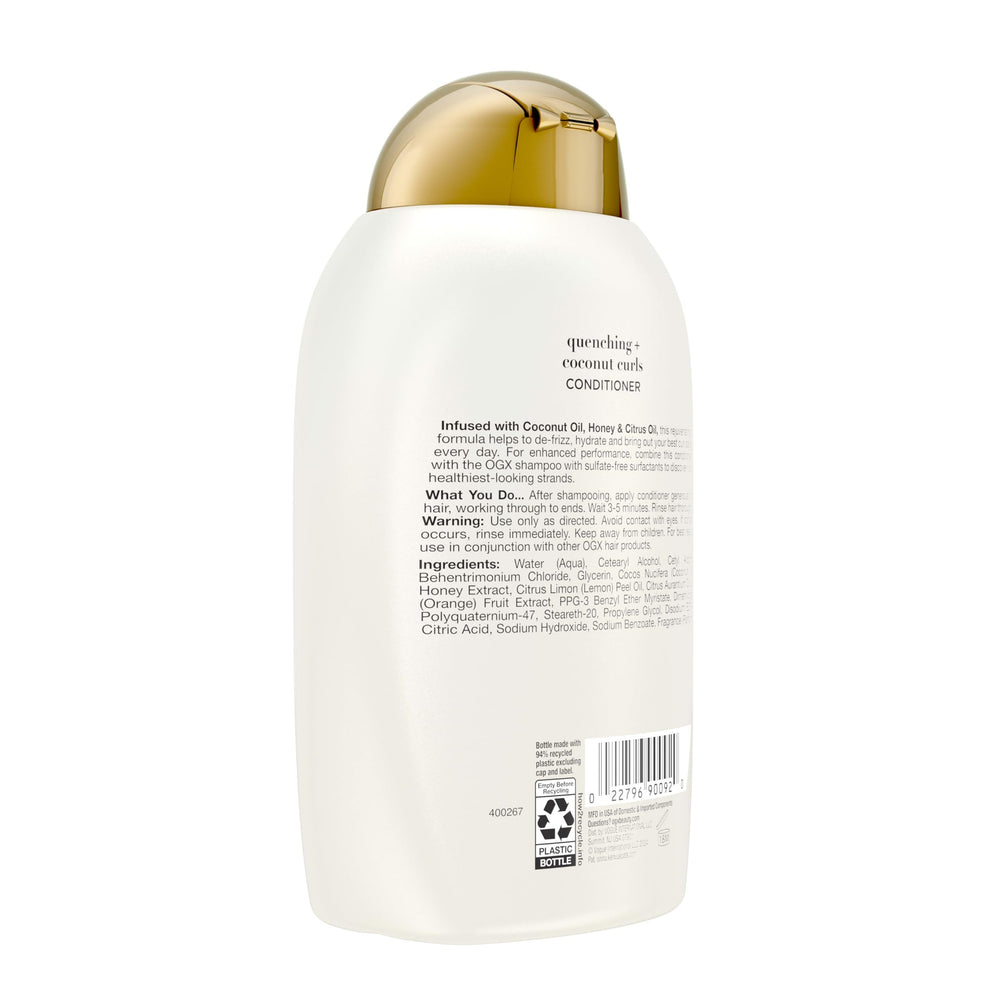 OGX Coconut Curls conditioner defines curls with added bounce.