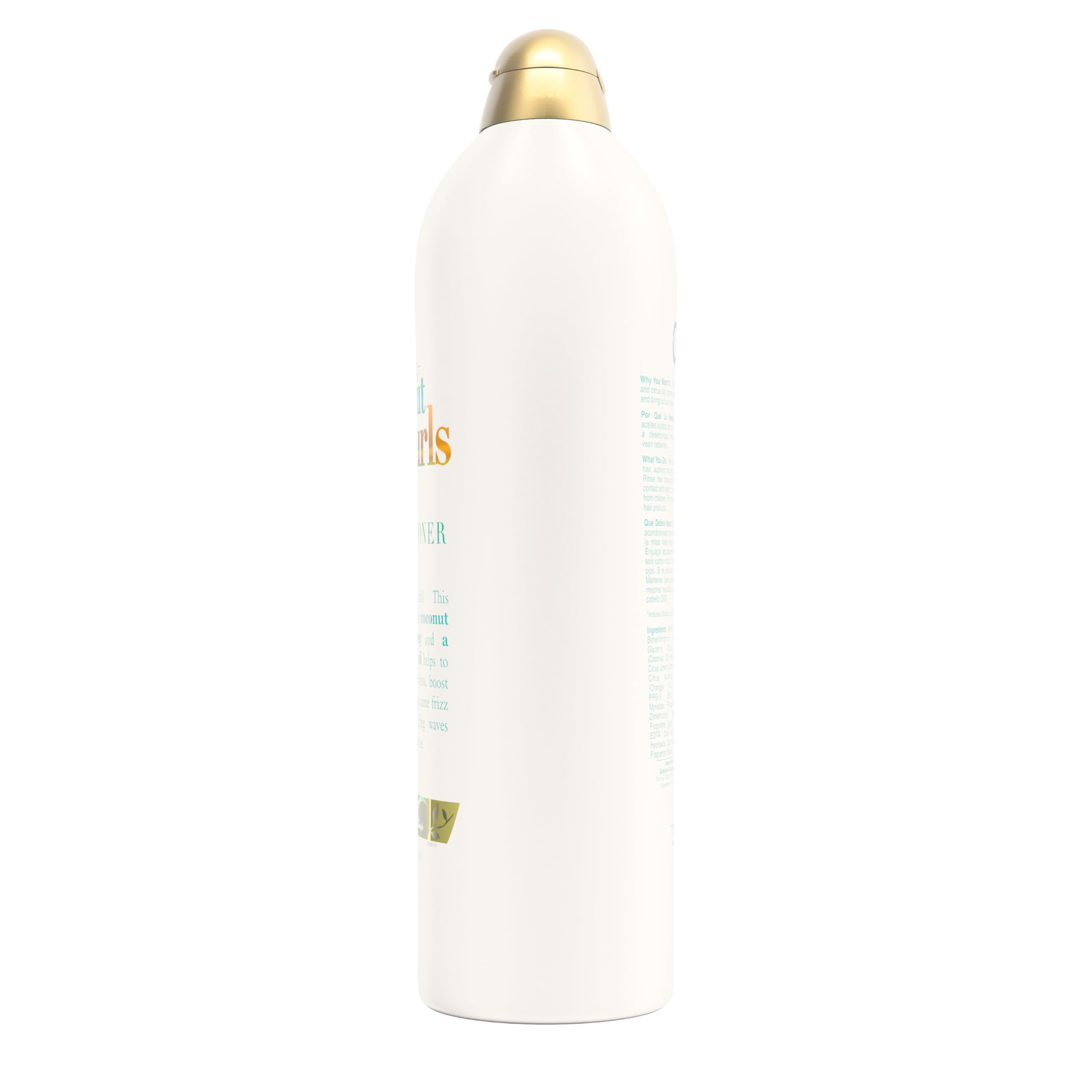 Fragancia de coco, mandarina y vainilla en OGX Quenching + Coconut Curls.