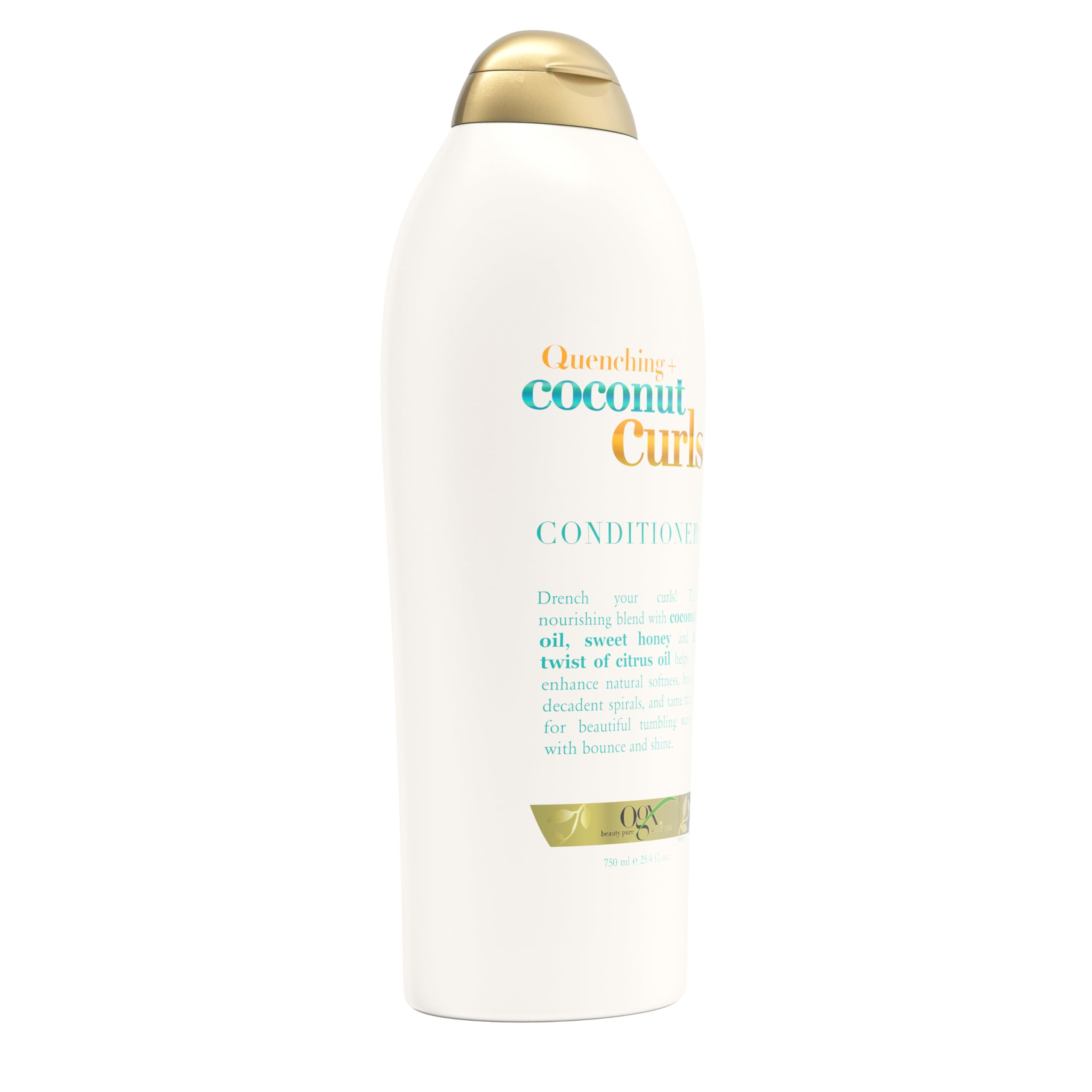 Rutina de cuidado capilar en casa con OGX Quenching + Coconut Curls.