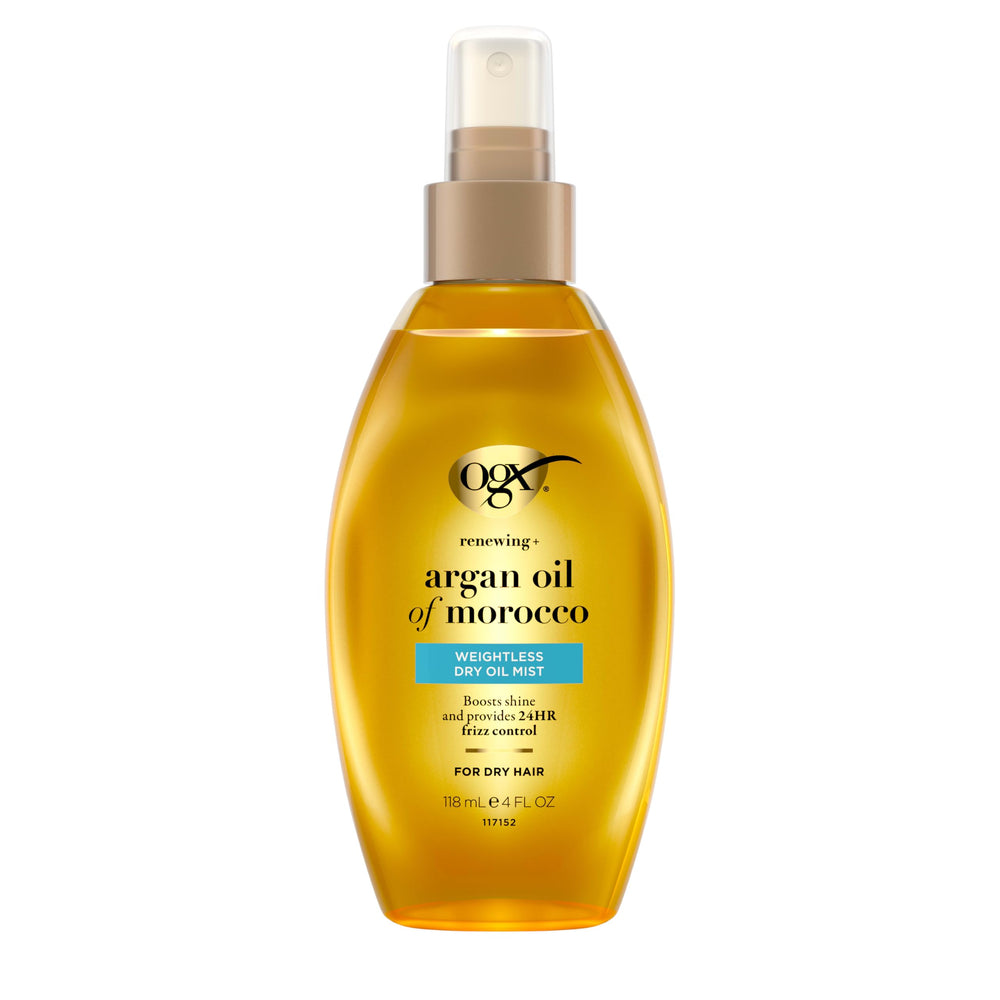 Control del frizz con aceite ligero para brillo suave