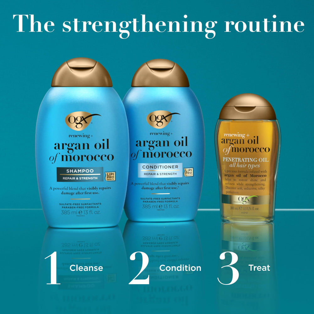 OGX Renewing Argan Oil of Morocco conditioner fragrance notes hint citrus-floral aromas