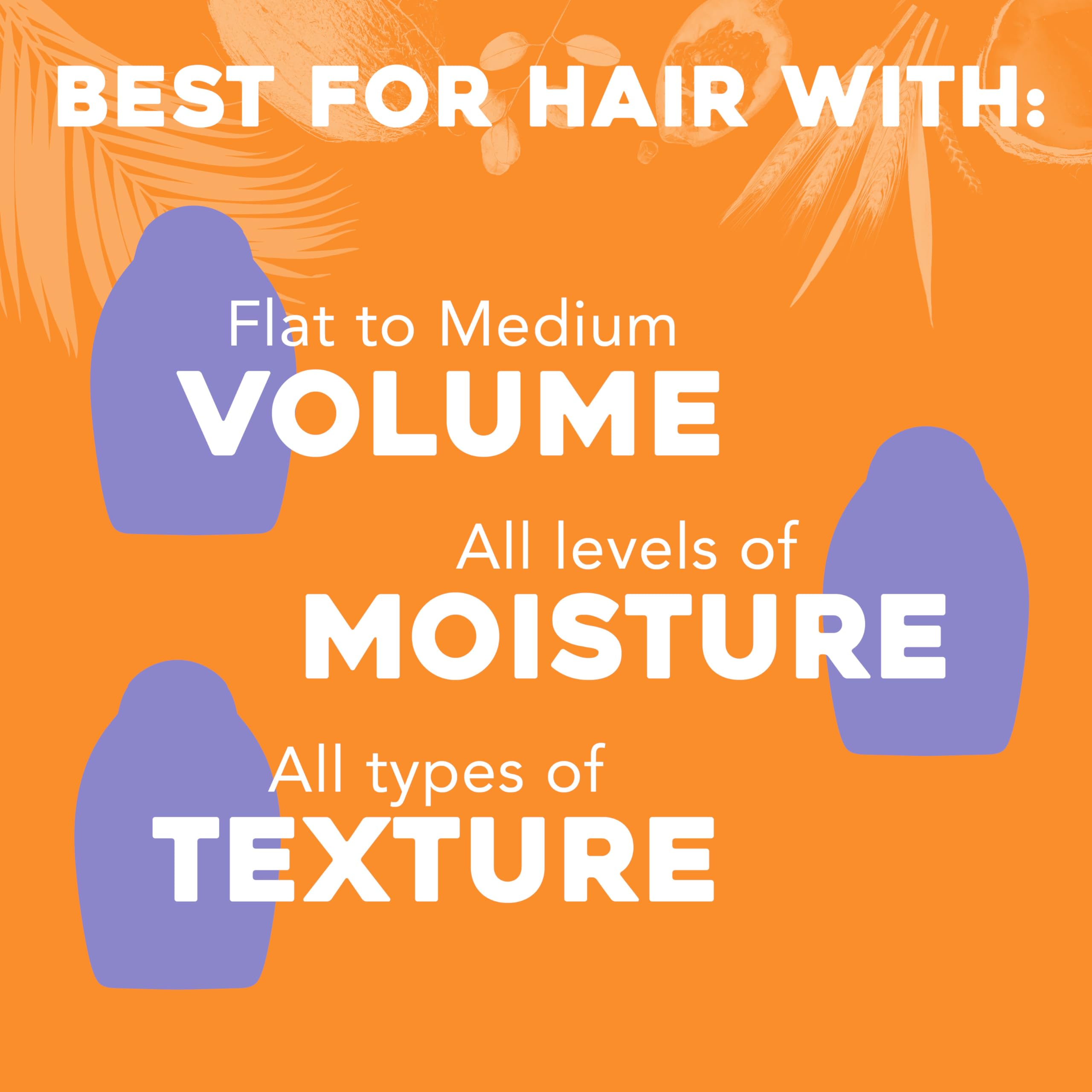OGX Thick & Full Biotin Collagen Shampoo foam demonstrates lightweight cleansing and lift.