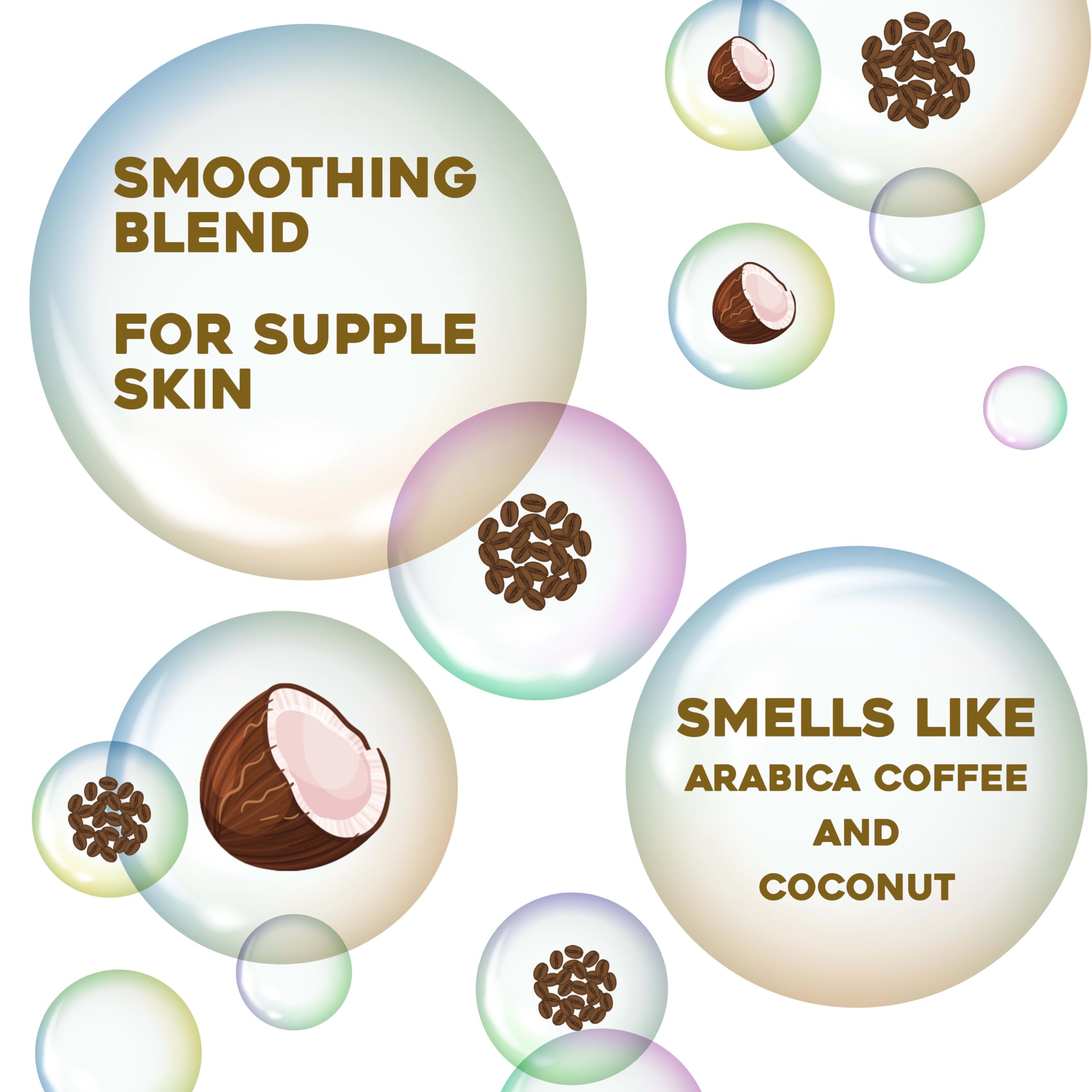OGX smoothing coconut coffee body cream application routine demonstrating massage