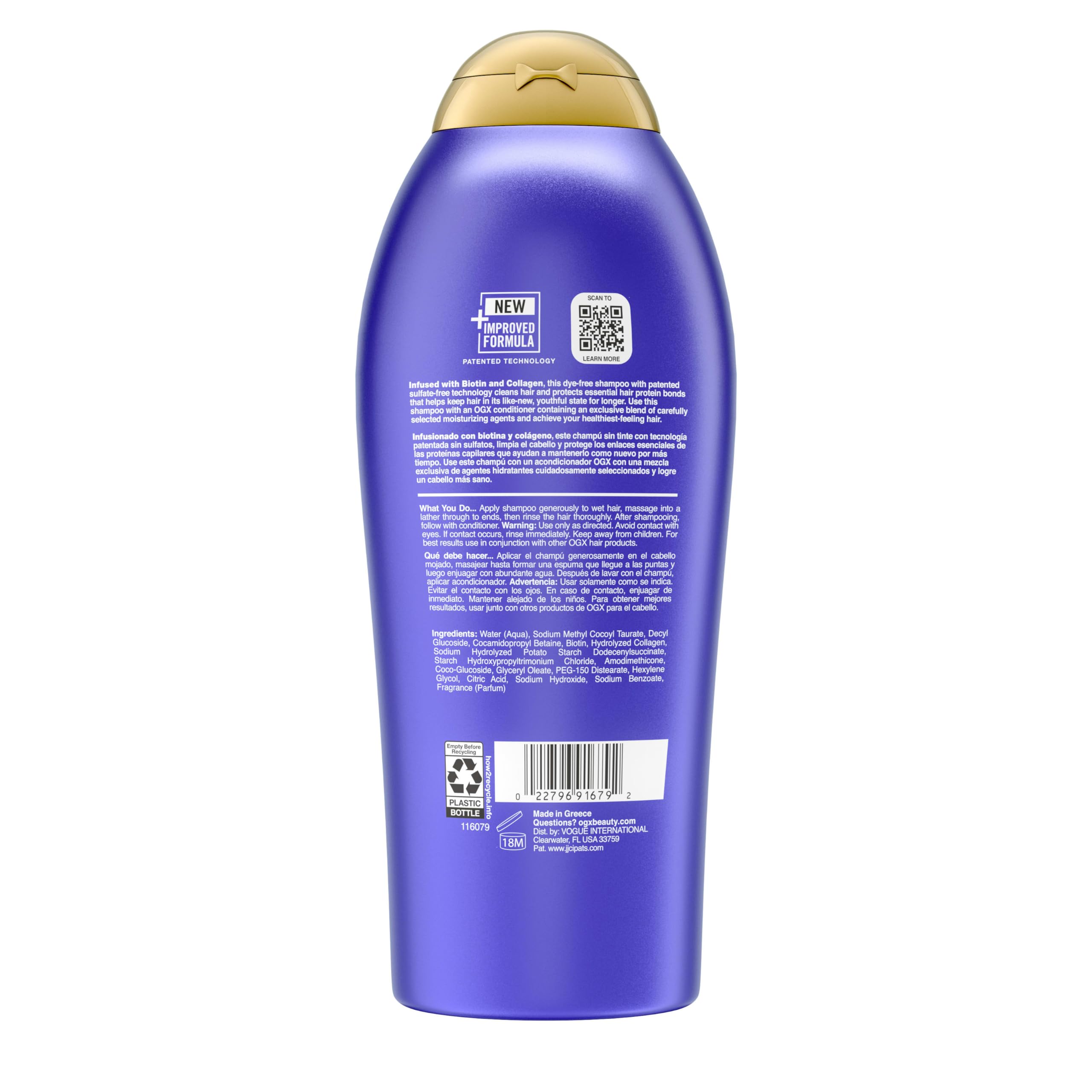 Rutina completa con Biotin & Collagen para resultados óptimos