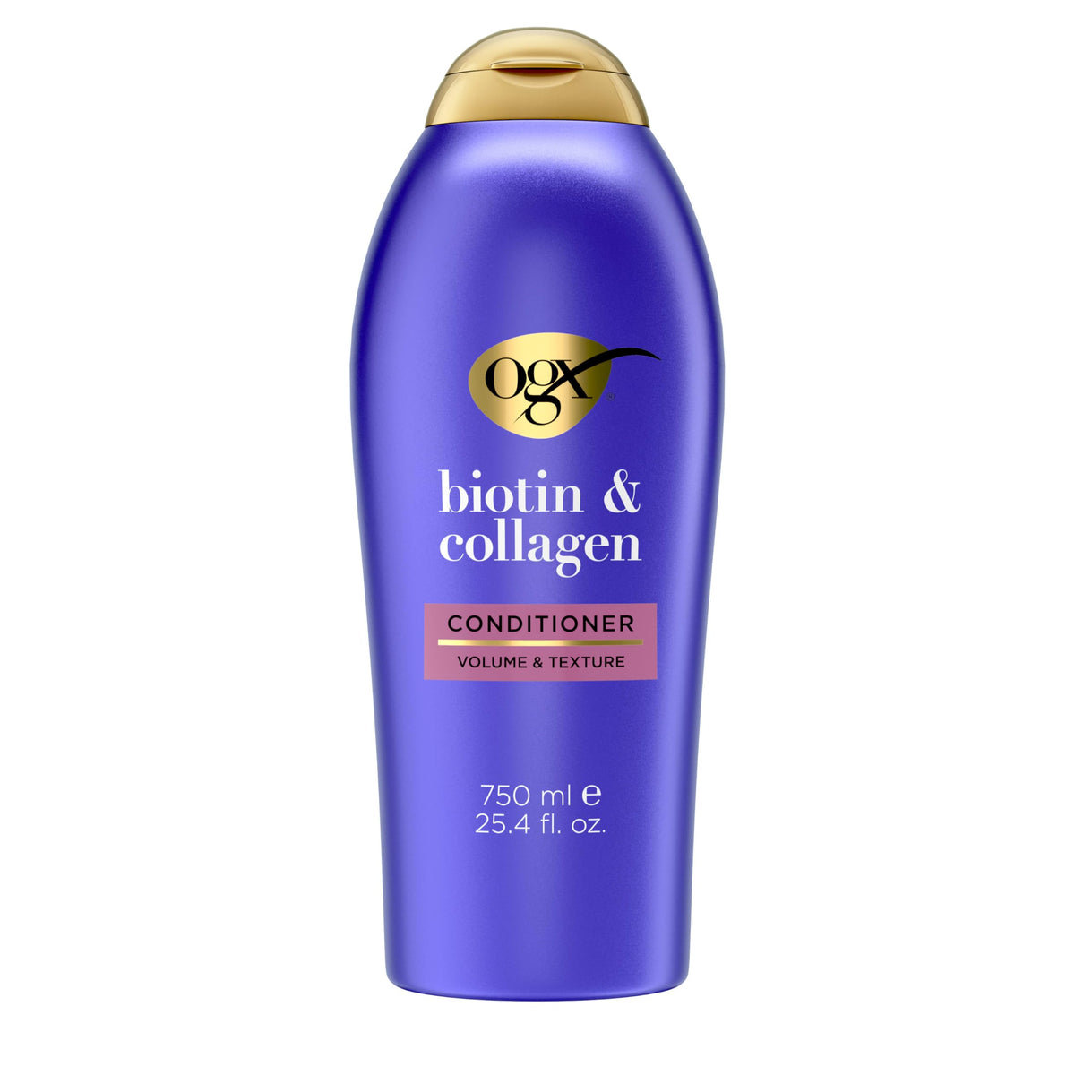 OGX Thick & Full: botella de volumen que muestra más cuerpo al cabello