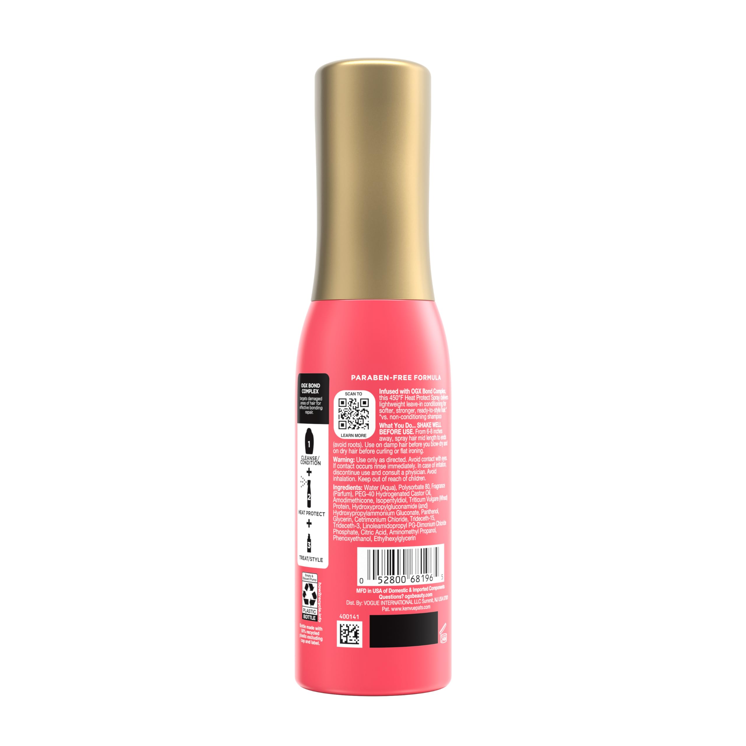 OGX uso diario para cabello más reparado y preparado.