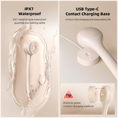 Oh,XIYU 3-head brush set enables customized cleansing.
