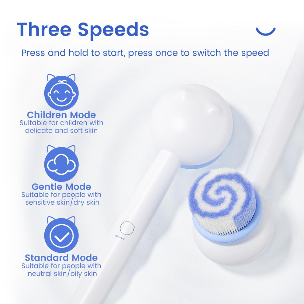 Oh,XIYU three-speed control lets you customize cleansing intensity.